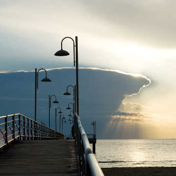 Vasto Marina: the pier